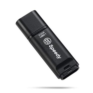 Imagem de AXE MEMORY Pen drive USB 3.1 de 512 GB, velocidade de leitura ideal de até 400 MB/s. Velocidade de gravação de até 300 MB/s