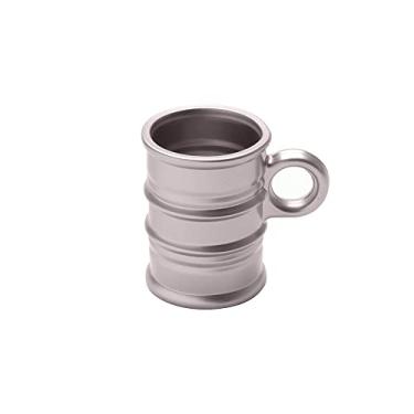 Imagem de Cj 6 Canecas De Vidro Vintage Rosa 95ml Lyor Rosa