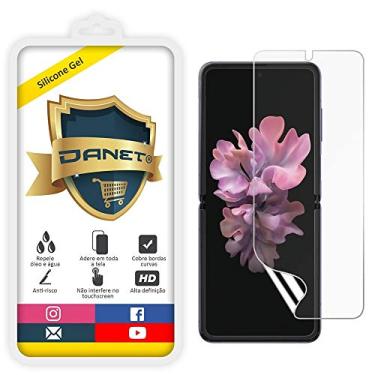 Imagem de Pel�cula de Gel Silicone Flex�vel Para Samsung Galaxy Z Flip com Tela de 6.7" Polegadas - Prote��o Que Adere E Cobre Toda A Tela - Danet