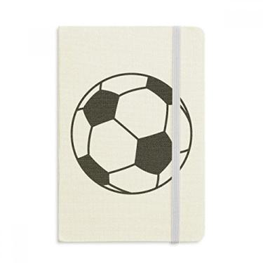 Imagem de Caderno de desenho de linha esportiva de futebol com capa dura em tecido oficial diário clássico