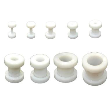 Imagem de Brincos Alargador Acrilico Unissex 1mm A 12mm Túnel 1 Par