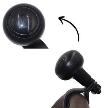 Imagem de Manopla Auxiliar De Volante 3,5 Cm Pomo Giratório Aro Preto