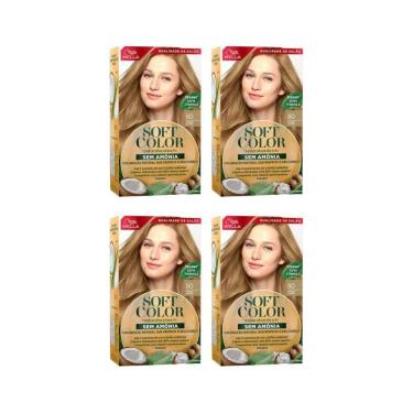 Imagem de Coloraçao Soft Color 80 Louro Claro-Kit C/4Un