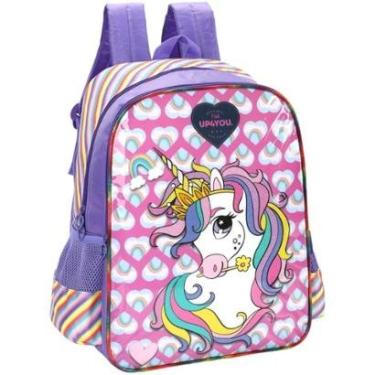Imagem de Mochila Luxcel Up4You Unicórnio 39401 - Feminino-Feminino