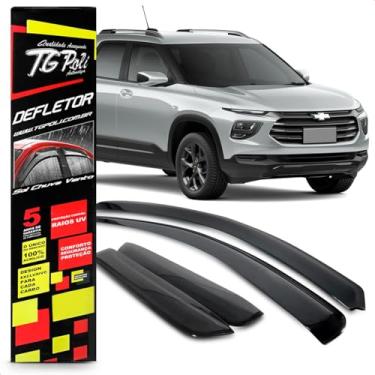 Imagem de Calha Chuva Defletor Inteiriça Slim Montana Cabine Dupla 4 Portas 2023 Fumê 100% Acrílico