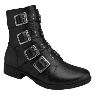 Imagem de Bota Feminina Cano Curto Leci Preto Piccadilly 653006-2-Feminino