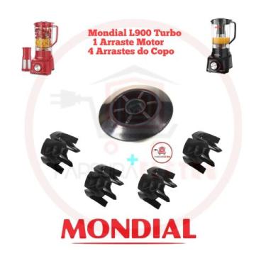 Imagem de 4 Arraste do Copo + 1 Arraste do Motor Liquidificador Mondial L-900 Tu