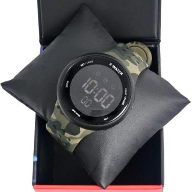 Imagem de Relogio de Pulso X Watch Redondo Digital Masculino