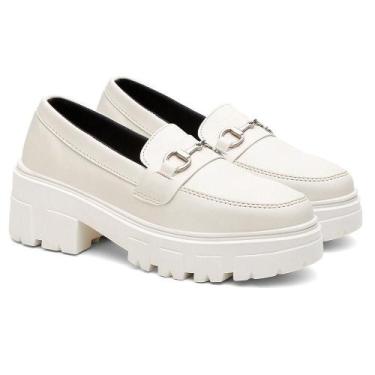 Imagem de Mocassim Tratorado Feminino Metal Estilo Casual - Rubim Calçados, Bran