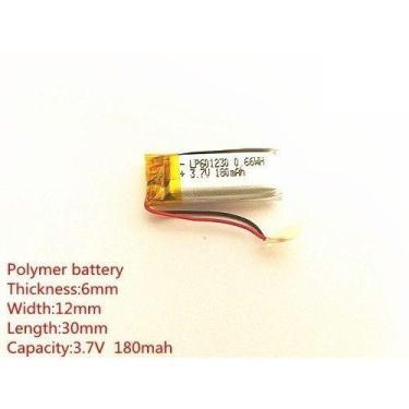 Imagem de 2 Baterias Chaveiro 3,7v  180mah - bgb