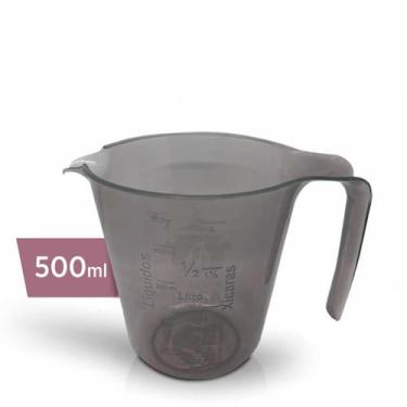 Imagem de Jarra de 500 (Quinhentos) Mililitro PRETO Escrita Injetada Apto ao Mic
