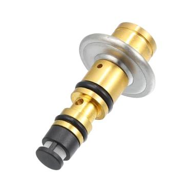 Imagem de X AUTOHAUX Válvula solenoide de controle de compressor AC para carro Substituição da válvula de controle de ar condicionado para 7SB16C 6C17 6CA17C A/C COMPRESSOR