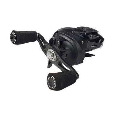 Imagem de Carretilha Pesca Brasil Perfil Baixo Raptor Carbon 8 Rol. 7.2:1 Drag 6Kg