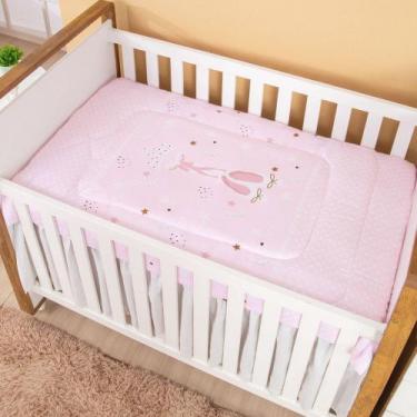 Imagem de Edredom de Berço Estampado Ballet Rosa - Miguel Baby