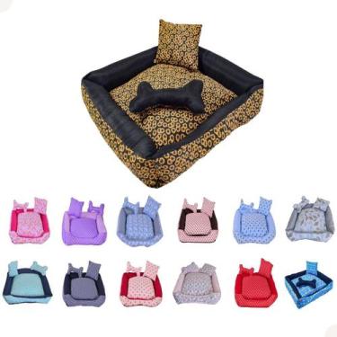 Imagem de Kit Cama Caminha Pet Para Cachorro Lavável  Tamanho GG - Confortpet, G