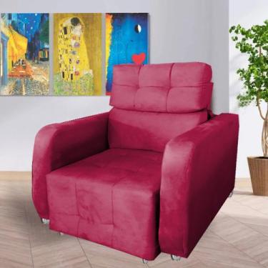 Imagem de Poltrona Reclinavel Sala De Estar Safira Amamentação - Beatriz Decor, 