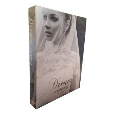 Imagem de Caixa Livro Decorativa Dream Wedding 36x27x5cm - Atual Conceito, Cinza