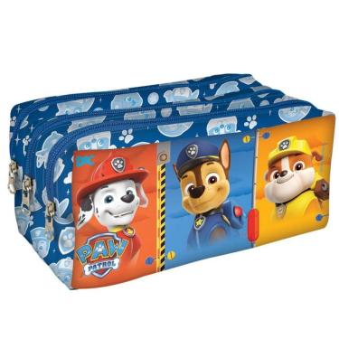 Imagem de Estojo Escolar Triplo Patrulha Canina Masculino - 5156 - Dac