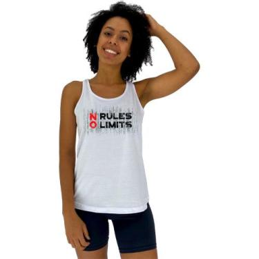 Imagem de Regata Feminina Recorte Nadador MXD Conceito No Rules No Limits, M, Br