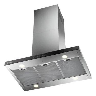 Imagem de Coifa De Ilha Experience Hob2hood 90cm Inox 127v Electrolux, Cinza-esc