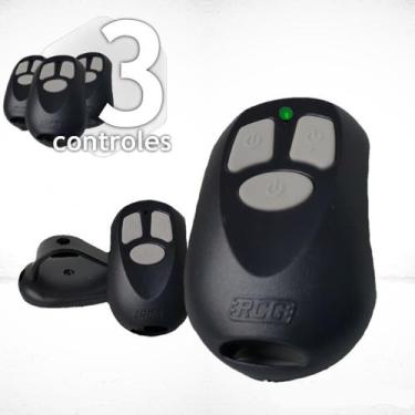 Imagem de Kit 3 Controles Portão Automático Eletrônico Alarme Rcg