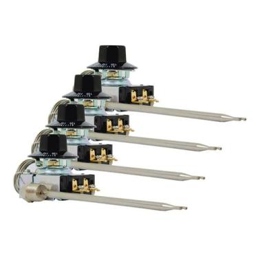 Imagem de Kit 4 Termostatos Para Fritadeiras C/bucha 30a 20/120 - AZ135