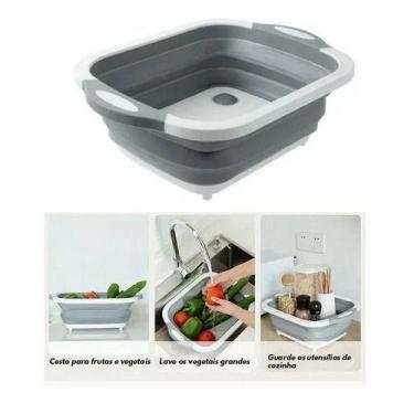 Imagem de Tábua 3 Em 1 Retrátil Multifuncional Para Corte Prático - oem, Cinza
