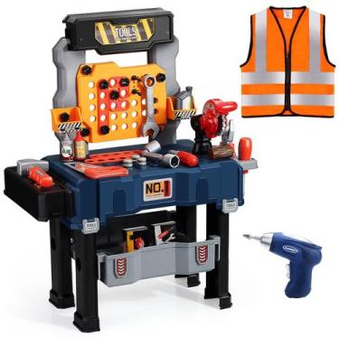 Imagem de Banco de Ferramentas Infantil Deejoy - Transformable com Furadeira Elé