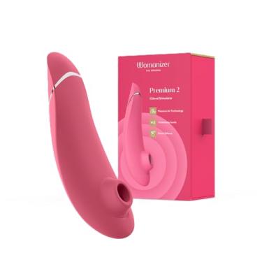 Imagem de Womanizer Brinquedo De Sucção De Clitóris Premium 2 - Estimulador De Clitóris - Vibrador À Prova D'Água - 14 Velocidades De Sucção - Brinquedos Sexuais Adultos Vibratórios Para Mulheres - Framboesa