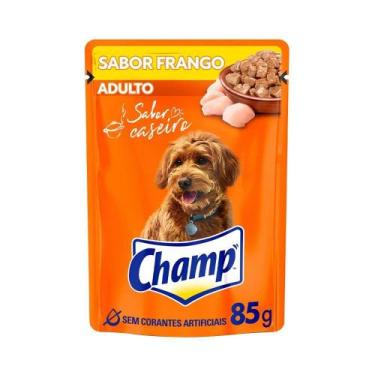 Imagem de Ração Para Cachorro Adulto Champ Frango Sache 85G - Embalagem com 20 U
