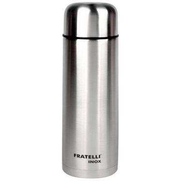 Imagem de Garrafa Térmica Em Aço Inox Água, Suco, Chá E Café 450Ml