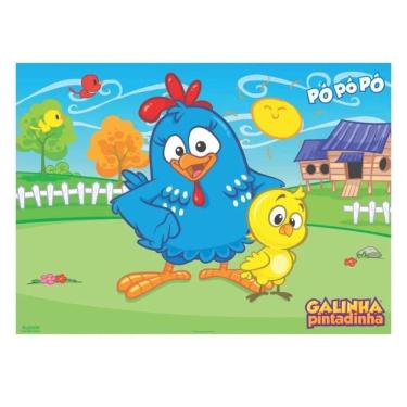 Imagem de Tnt Estampado Galinha Pintadinha - Painel