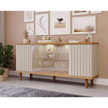 Imagem de Buffet Janice 4 pt Nature e Off White