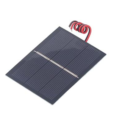 Imagem de Kit de carregador de placa epóxi solar de 0,65 W 1,5 V com fio à prova de poeira para fonte de alimentação portátil, luzes solares de gramado, acampamento ao ar livre, trailer