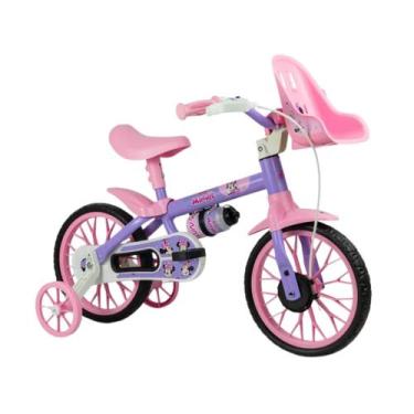 Imagem de Bicicleta Infantil Aro 12" Minnie Disney Nathor - 101260160005