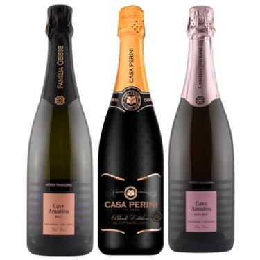 Imagem de Combo 3 Espumantes Brancos e Rosés 750ml