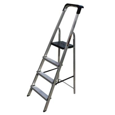 Imagem de Escada de Alumínio Doméstica com 4 Degraus ESC0024 BOTAFOGO