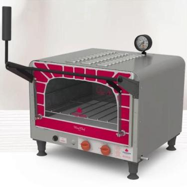 Imagem de Forno Refratário a Gás Progás Mini Chef PRP-400G STYLE G2, Vermelho