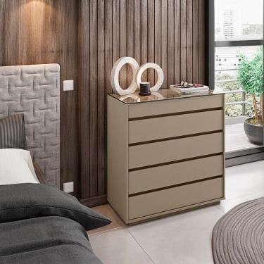 Imagem de Comoda Belize 5 Gavetas Fendii - Casa D Móveis