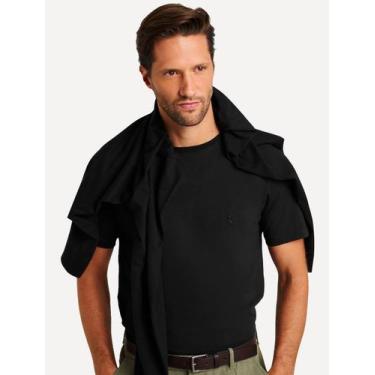 Imagem de Camiseta Reserva Masculina Super Slim C-Neck Preta, S/P
