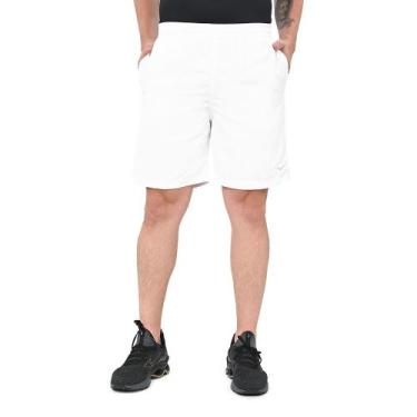 Imagem de Bermuda de Treino Masculina Mizuno Basic Rip Stop 3, Branco, G