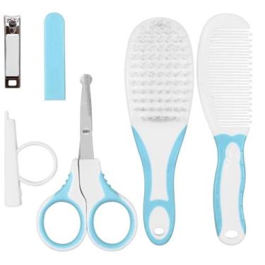 Imagem de Kit De Higiene Cuidados Do Bebê 5 Peças 0m+ Buba, Azul