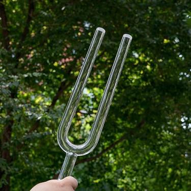 Imagem de Diapasão de cristal de quartzo C raiz, chacra, instrumento musical de cura perfeita, diâmetro de 16 mm