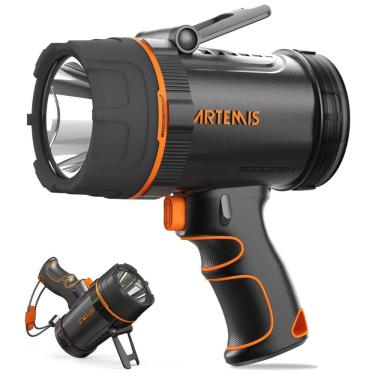 Imagem de Lanterna LED Recarregável 2000 Lúmens 20W á Prova d com Cabo USB, GOODSMANN, Preto