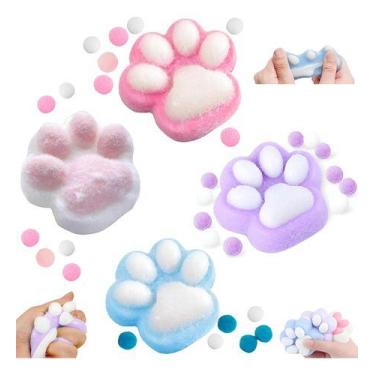 Imagem de Taba Squish Patinha Gato Tab Squishy Squishies Muji Fidget Aleatória -
