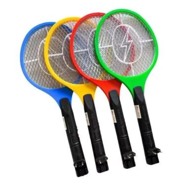 Imagem de 2 Unidades Raquete Mata Mosquito Elétrica 110V 220V Inseticida Portátil e Segura