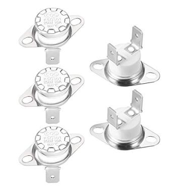 Imagem de Generic Termostato KSD301 160°C/160.0 °C 10A Normalmente Fechado N.C Ajuste Interruptor de Temperatura do Disco de Pressão para Micro-ondas, Forno, Cafeteira, 5 peças, Material Cerâmico
