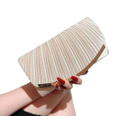 Imagem de Elegante corrente de festa de casamento glitter bolsas femininas para banquetes lantejoulas bolsas de noite bolsa de ombro (dourada)