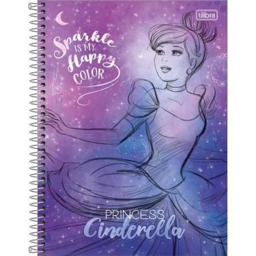 Imagem de Caderno 1M 80Fls Princesas Tilibra