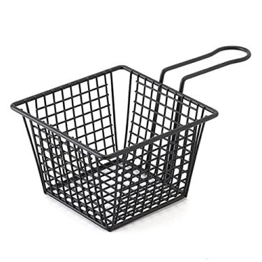 Imagem de Cesta de fritadeira de aço inoxidável 304 com alça, coador de fritura francesa para uso doméstico em restaurante (01)